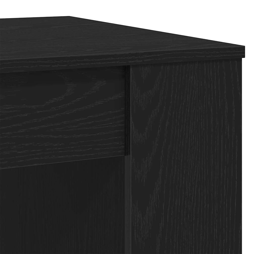 vidaXL Stolik kawowy Czarny Dąb 102 x 55 x 42 cm