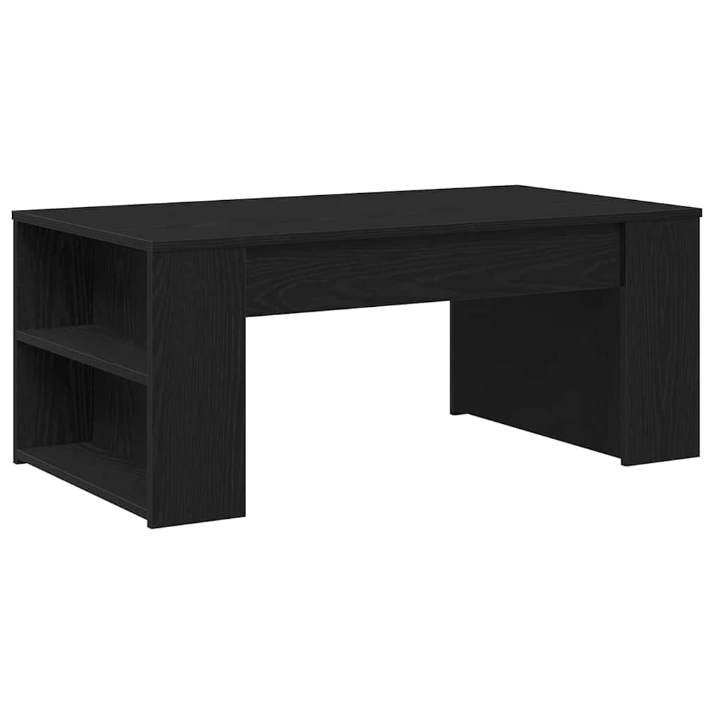 vidaXL Stolik kawowy Czarny Dąb 102 x 55 x 42 cm