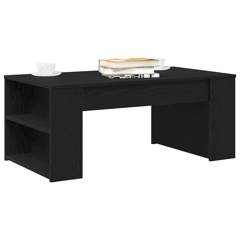 vidaXL Stolik kawowy Czarny Dąb 102 x 55 x 42 cm