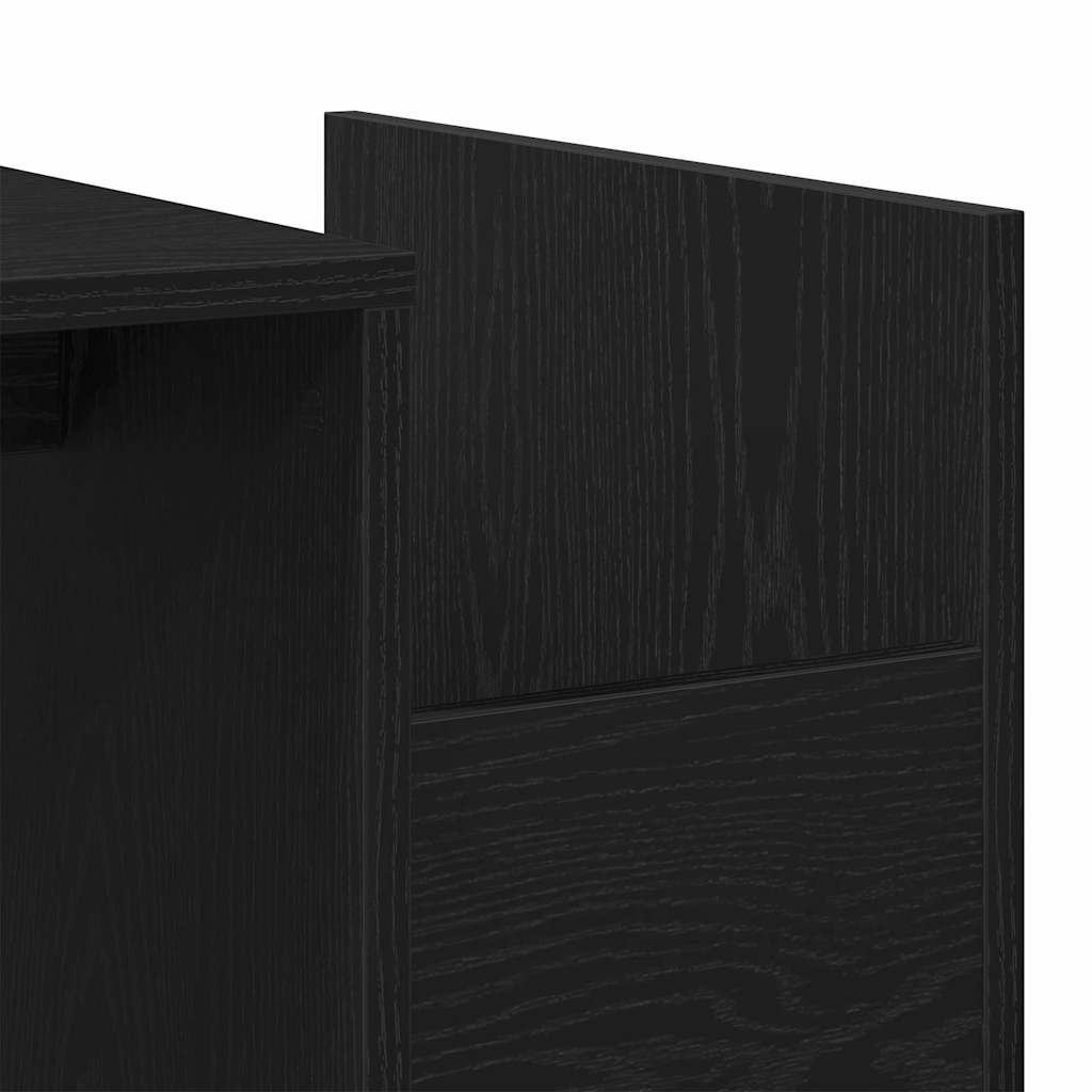 vidaXL Stolik kawowy Czarny Dąb 90 x 45 x 35 cm