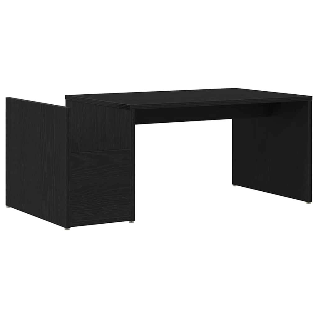 vidaXL Stolik kawowy Czarny Dąb 90 x 45 x 35 cm