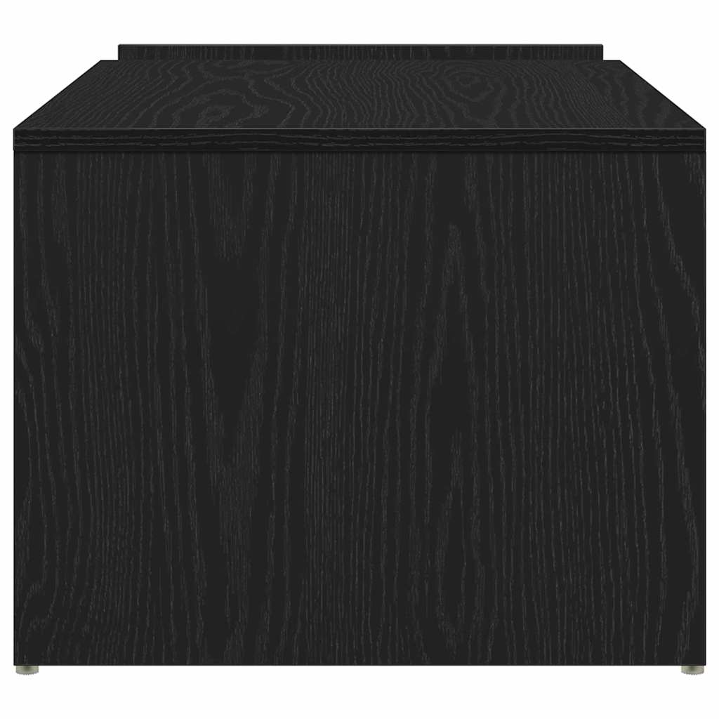 vidaXL Stolik kawowy Czarny Dąb 90 x 45 x 35 cm