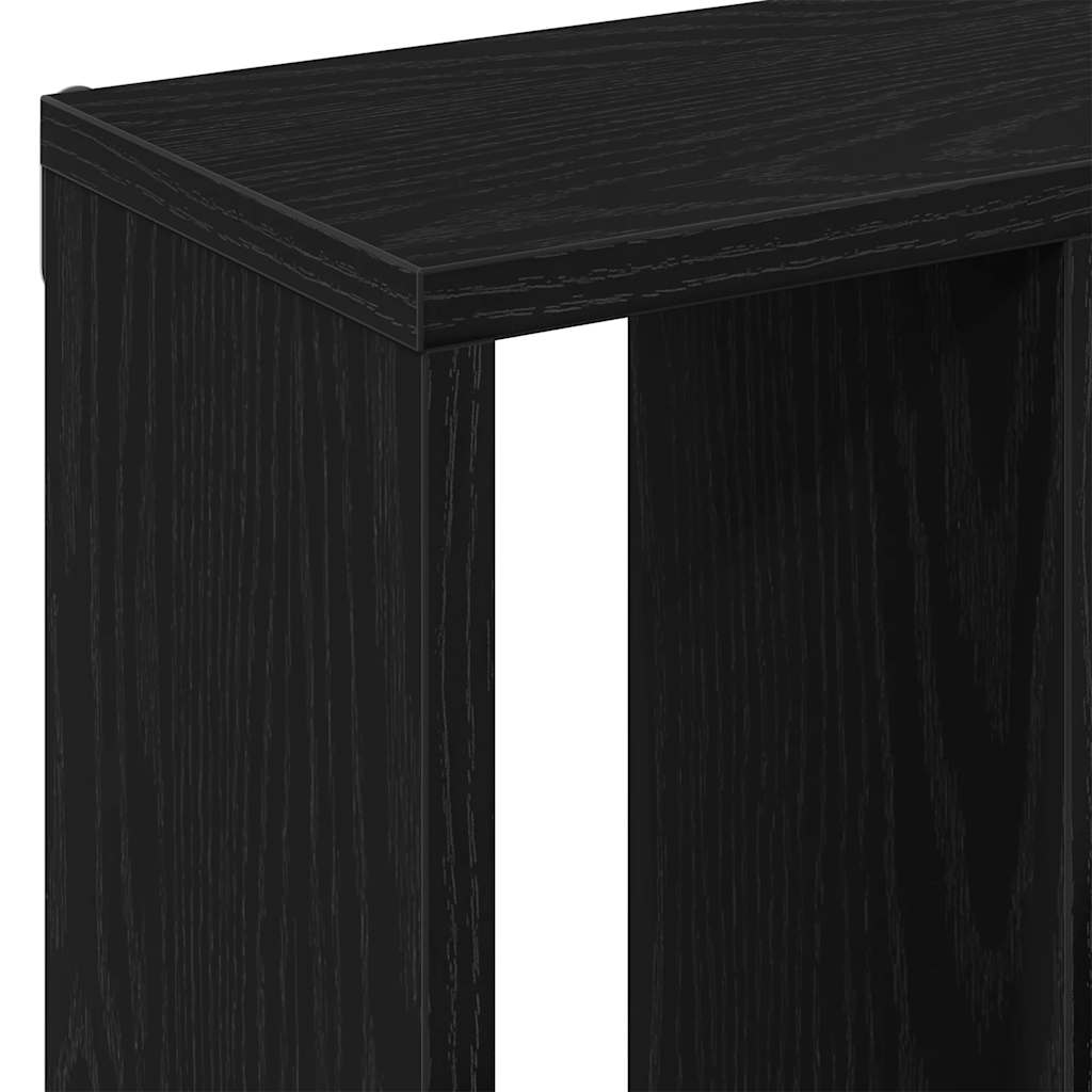 vidaXL Półka ścienna, czarny dąb, 45x16x45 cm, materiał drewnopochodny