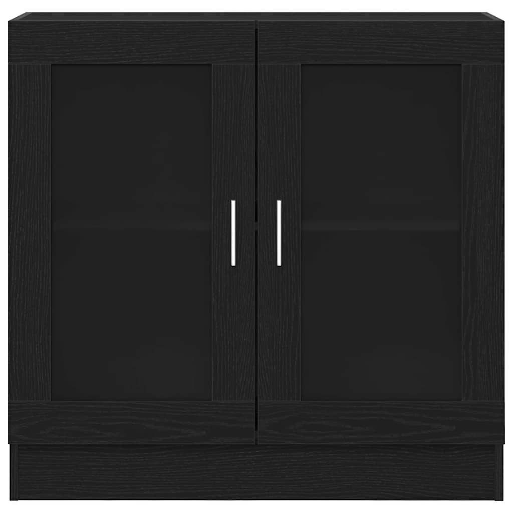 vidaXL Szafka na książki Czarny Dąb 82,5 x 30,5 x 80 cm