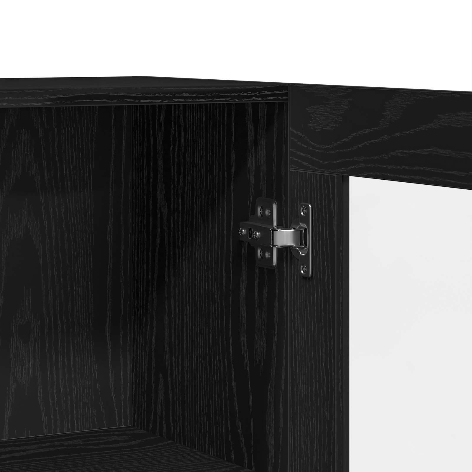 vidaXL Bufet Czarny Dąb 120 x 30,5 x 70 cm Materiał drewnopochodny