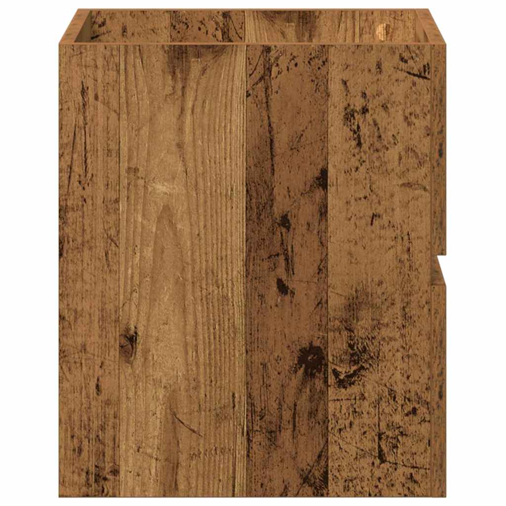 vidaXL | Szafka Umywalkowa | z szufladą Stare drewno 41 x 38.5 x 45 cm