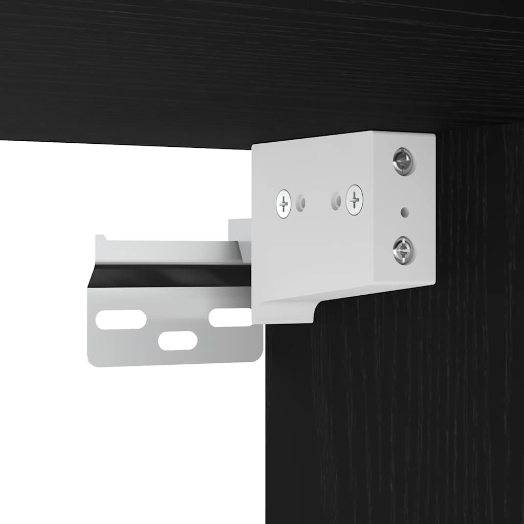 vidaXL Szafka pod umywalkę, czarny dąb, 41x38,5x45 cm