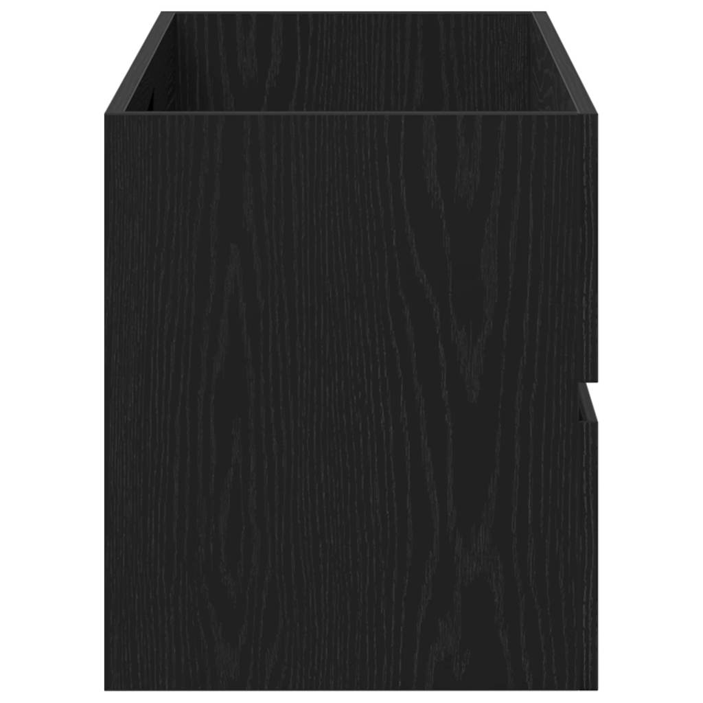 vidaXL Szafka pod umywalkę, czarny dąb, 100x38,5x45 cm