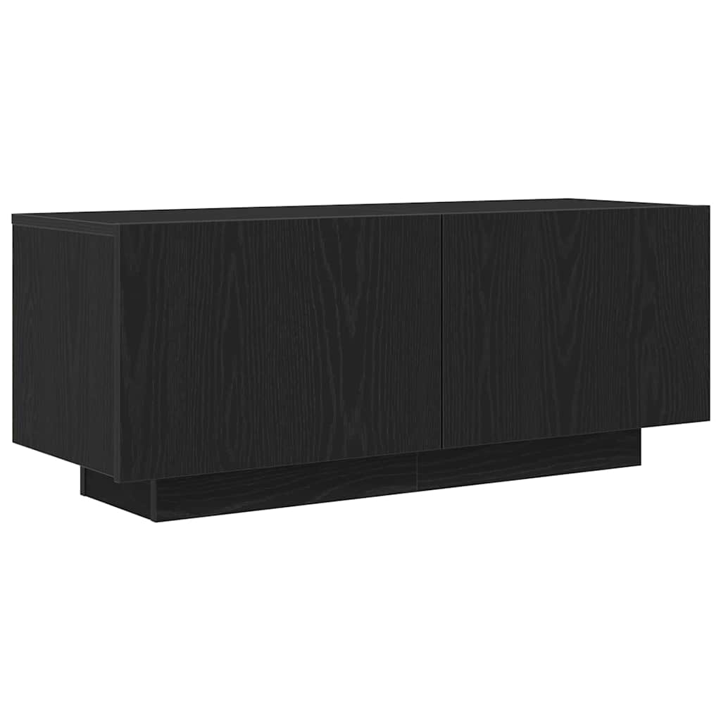 vidaXL Szafka pod telewizor 100 x 35 x 40 cm Czarny Dąb