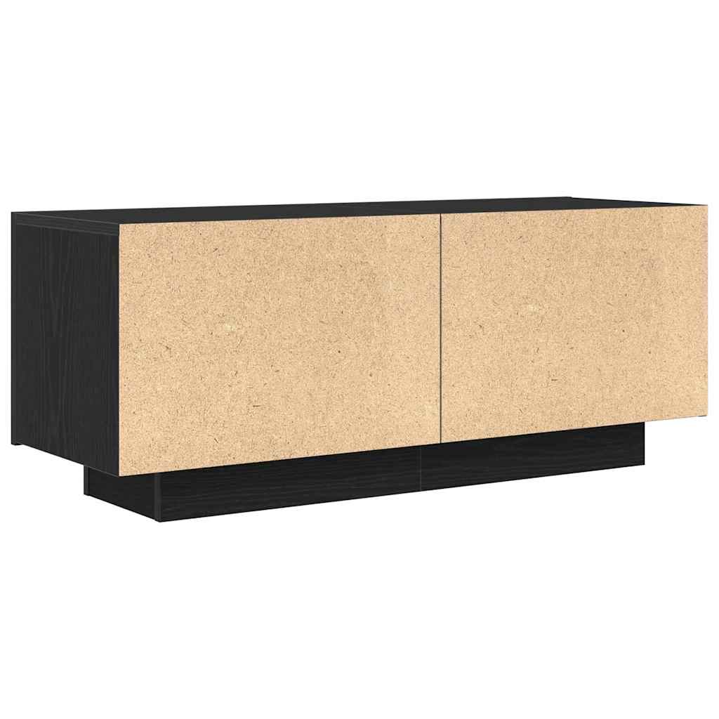 vidaXL Szafka pod telewizor 100 x 35 x 40 cm Czarny Dąb