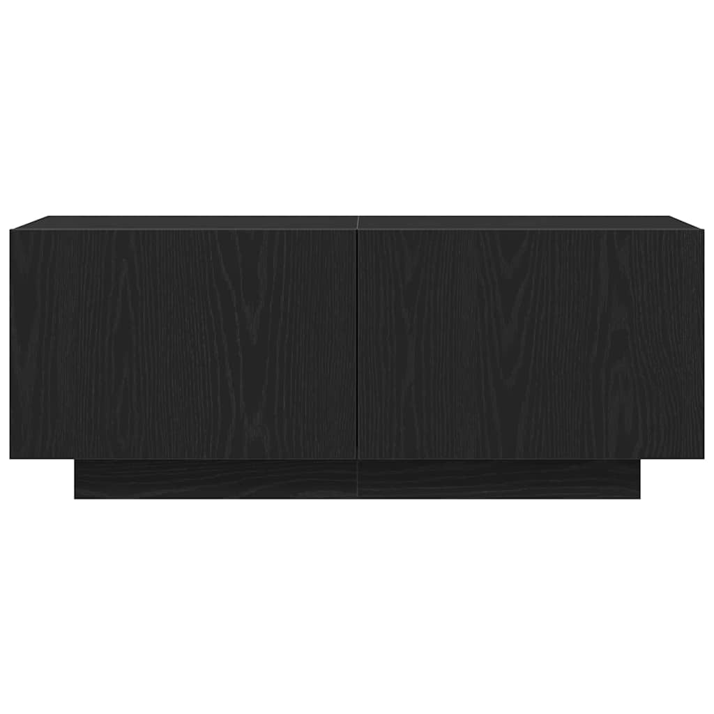 vidaXL Szafka pod telewizor 100 x 35 x 40 cm Czarny Dąb