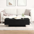 vidaXL Stolik kawowy Czarny Dąb 100 x 49,5 x 31 cm