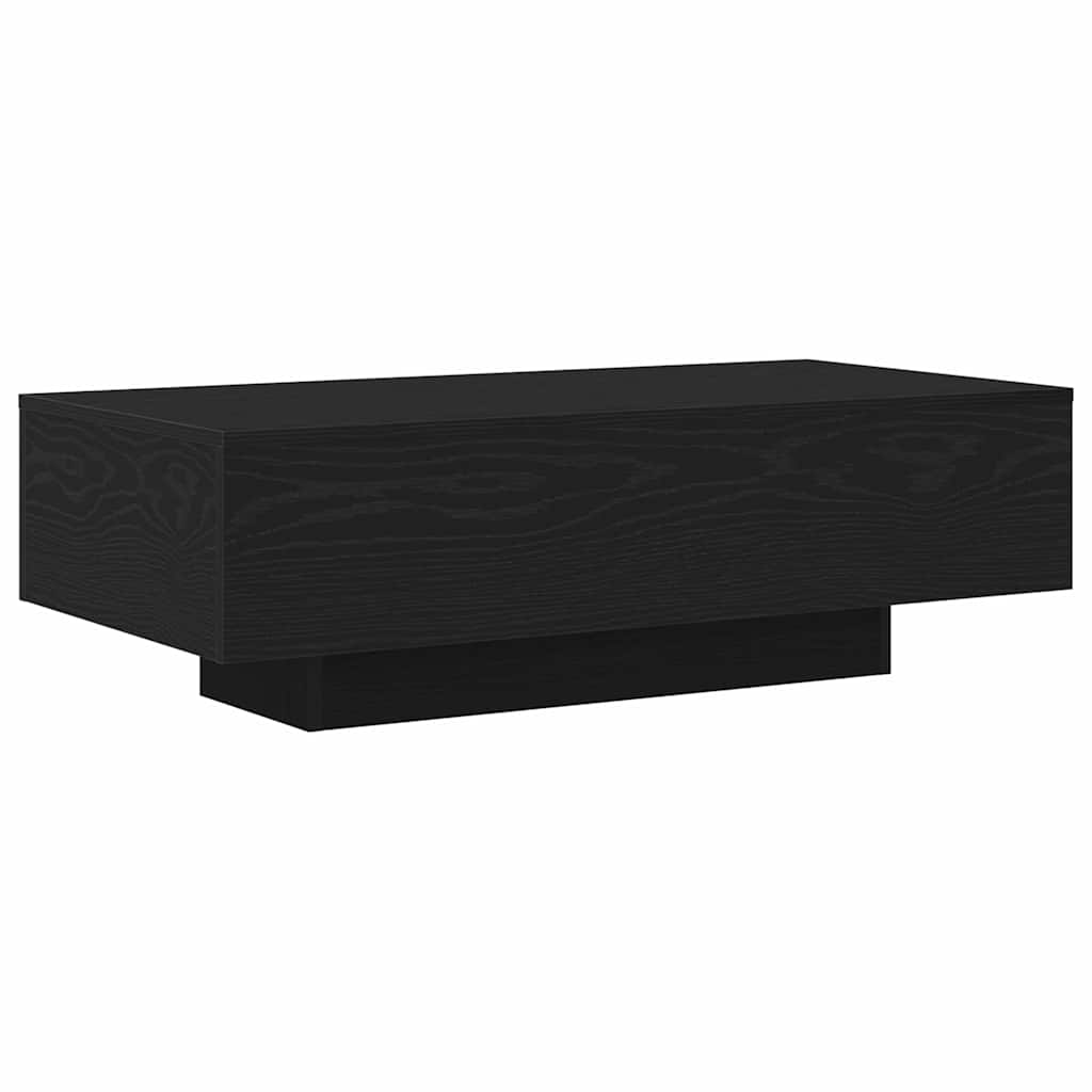 vidaXL Stolik kawowy Czarny Dąb 100 x 49,5 x 31 cm
