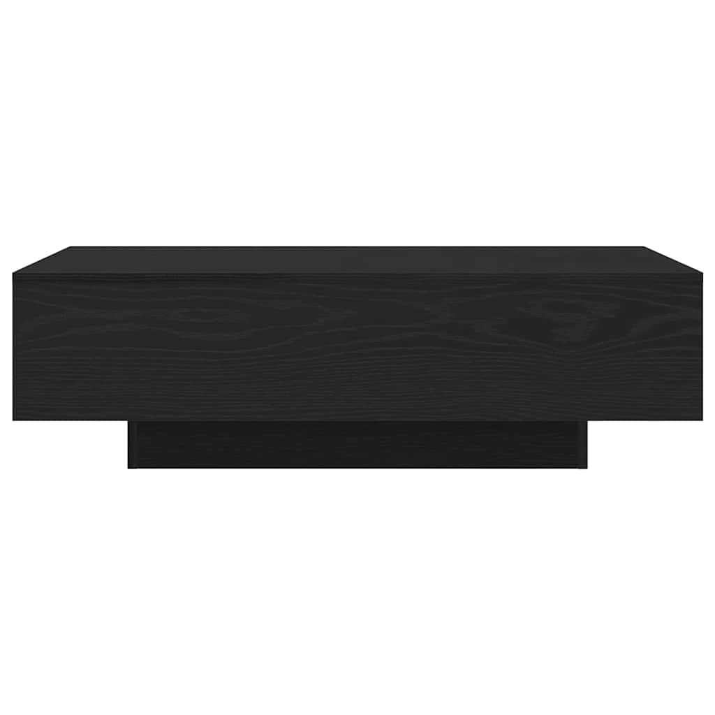 vidaXL Stolik kawowy Czarny Dąb 100 x 49,5 x 31 cm