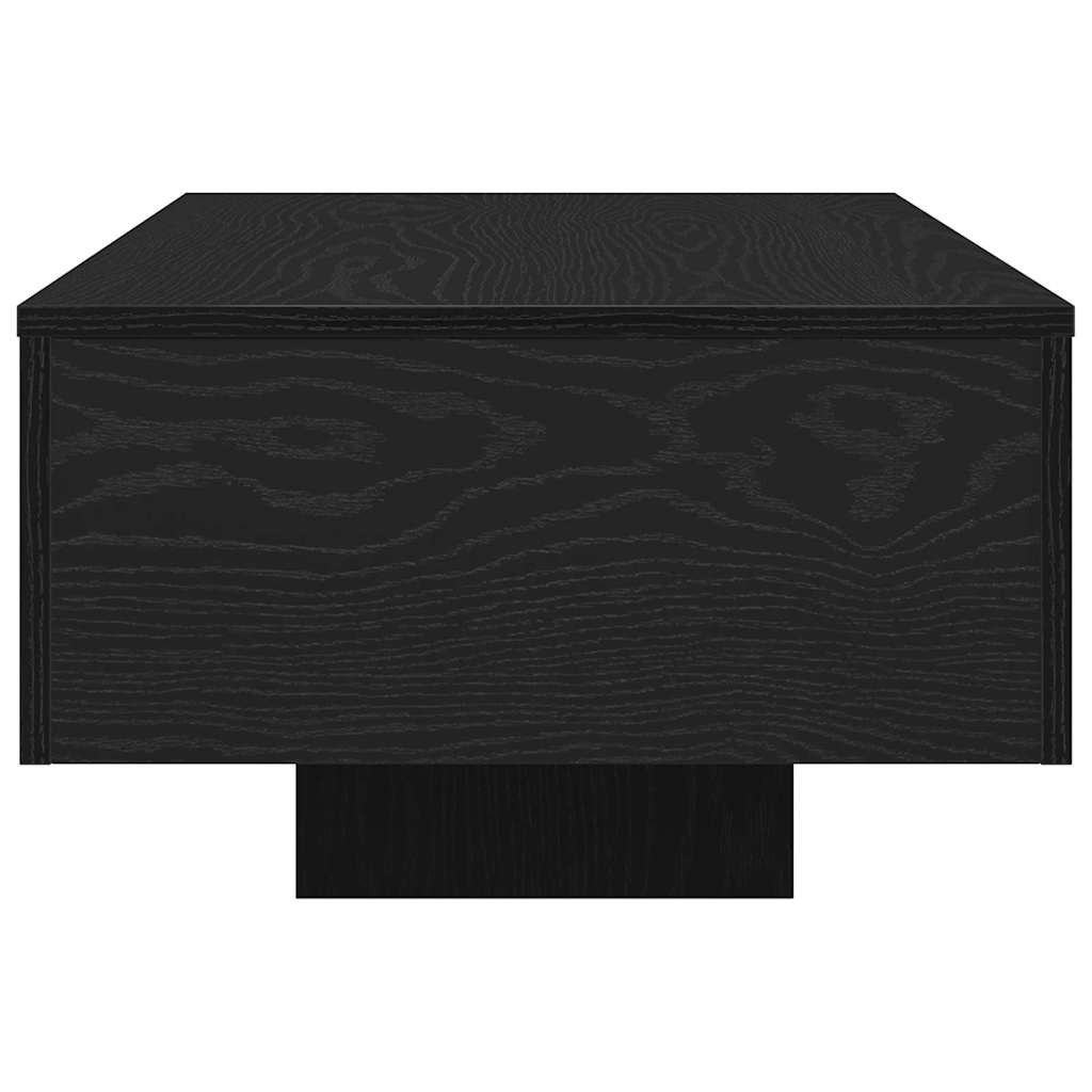 vidaXL Stolik kawowy Czarny Dąb 100 x 49,5 x 31 cm