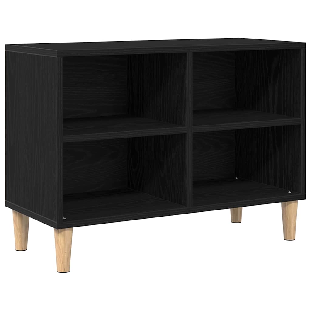 vidaXL Szafka pod telewizor Czarny Dąb 69,5 x 30 x 50 cm