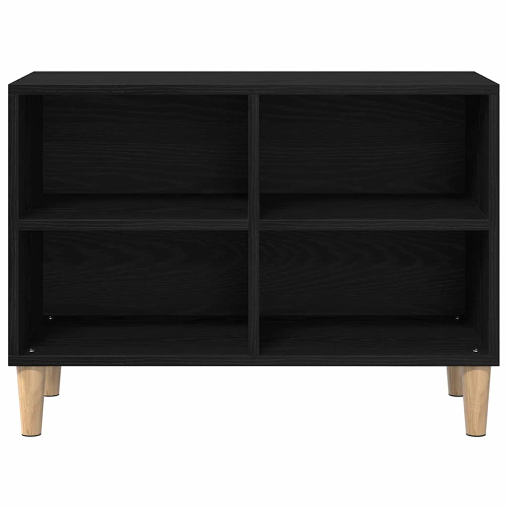 vidaXL Szafka pod telewizor Czarny Dąb 69,5 x 30 x 50 cm