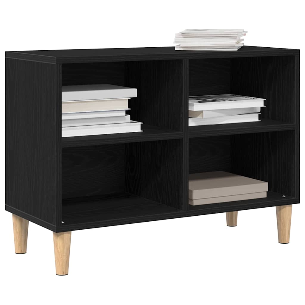 vidaXL Szafka pod telewizor Czarny Dąb 69,5 x 30 x 50 cm