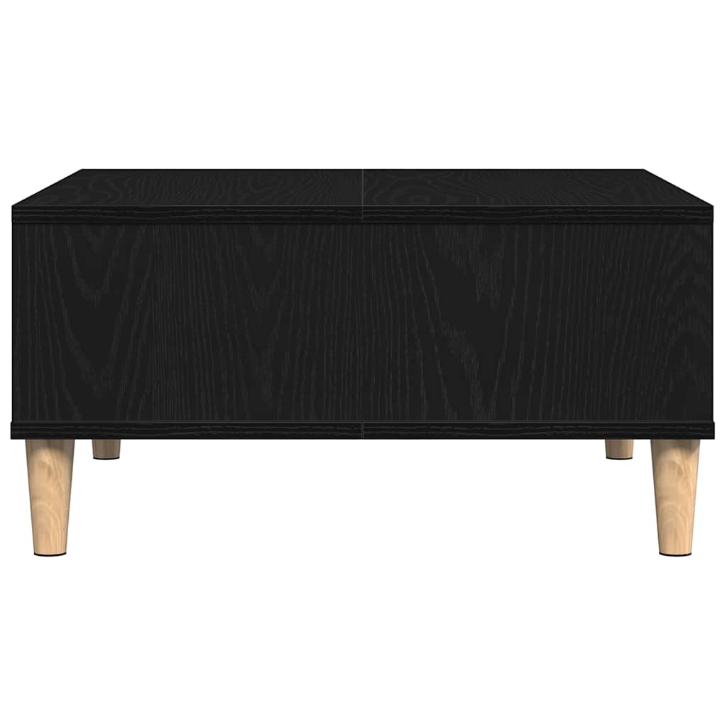 vidaXL Stolik kawowy Czarny Dąb 60 x 60 x 30 cm
