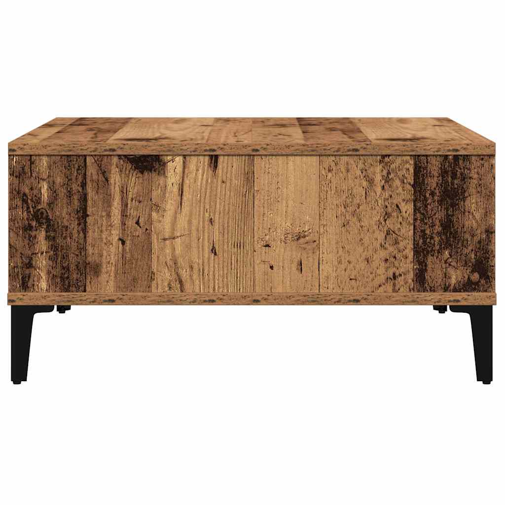 vidaXL Stolik kawowy Stare drewno 60 x 60 x 30 cm