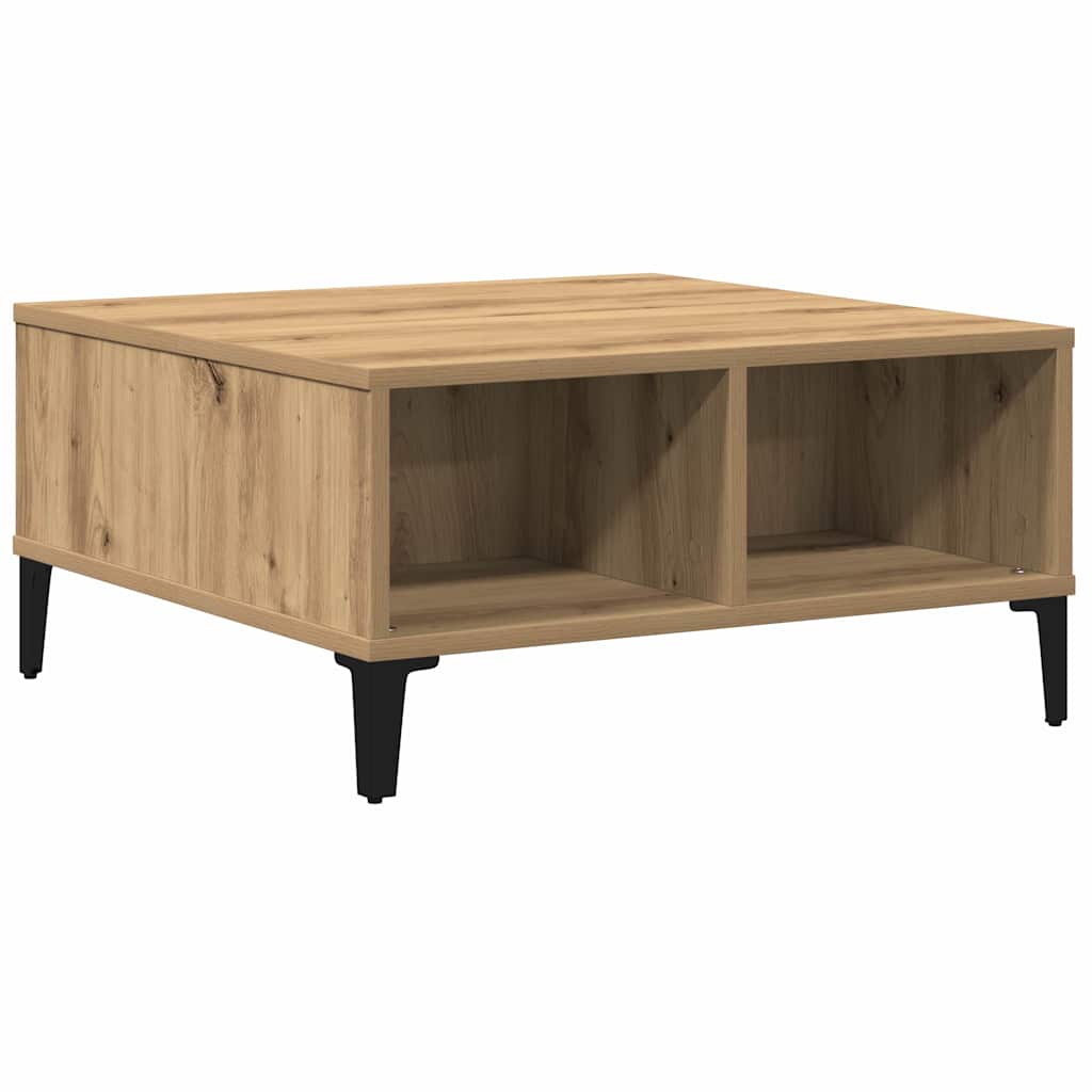 vidaXL Stolik kawowy Dąb rzemieślniczy 60 x 60 x 30 cm