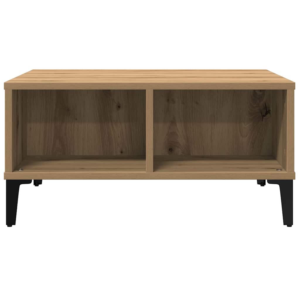 vidaXL Stolik kawowy Dąb rzemieślniczy 60 x 60 x 30 cm