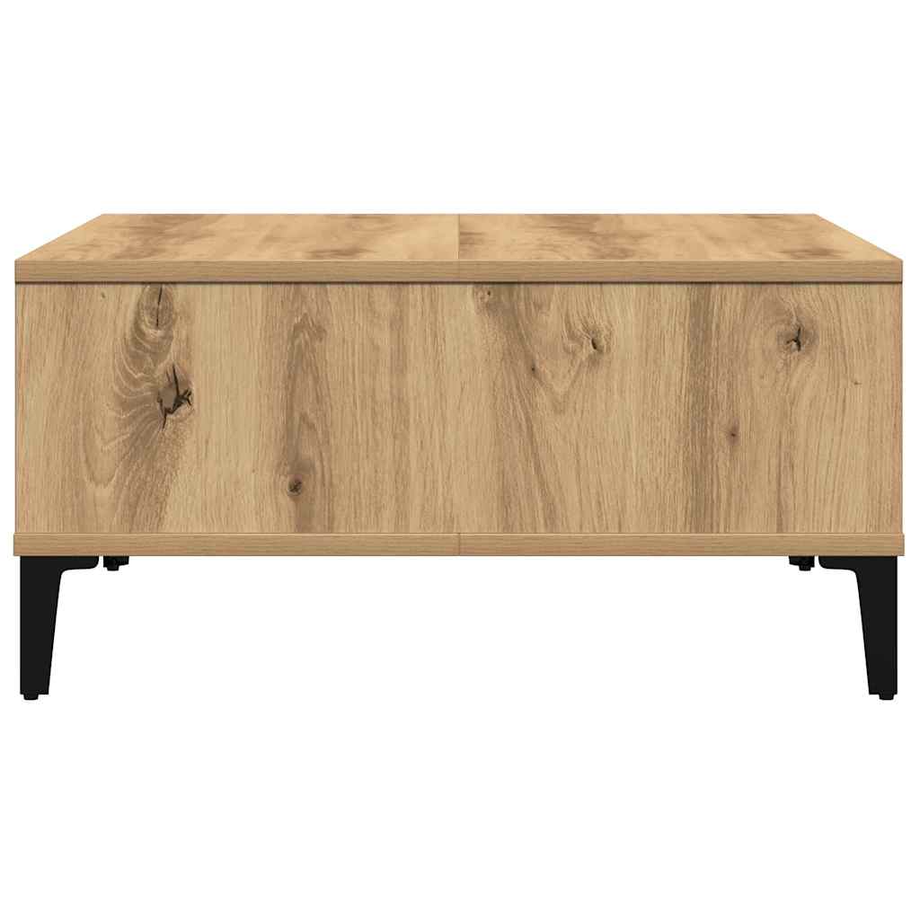 vidaXL Stolik kawowy Dąb rzemieślniczy 60 x 60 x 30 cm