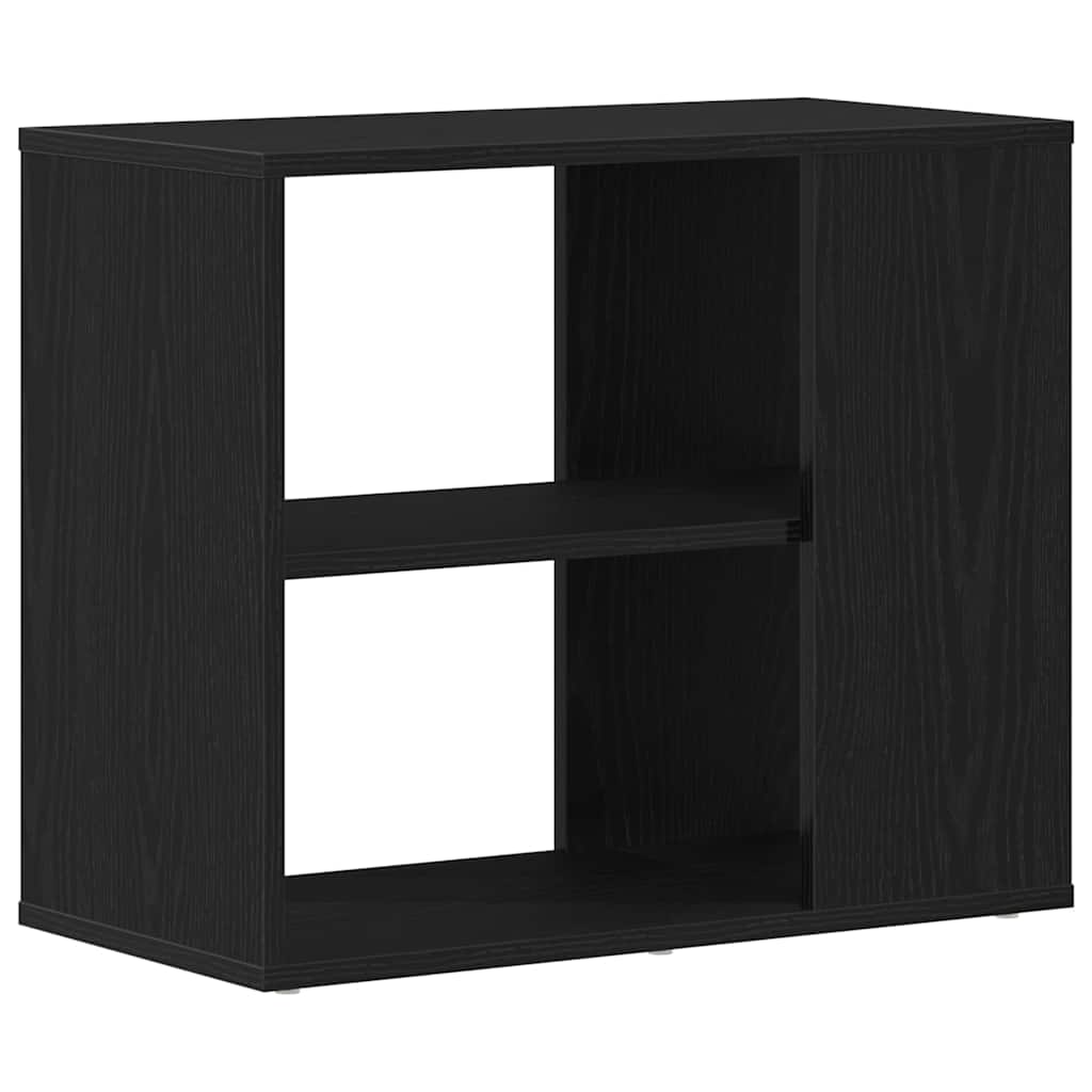 vidaXL Bufet Czarny Dąb 60 x 30 x 50 cm Materiał drewnopochodny