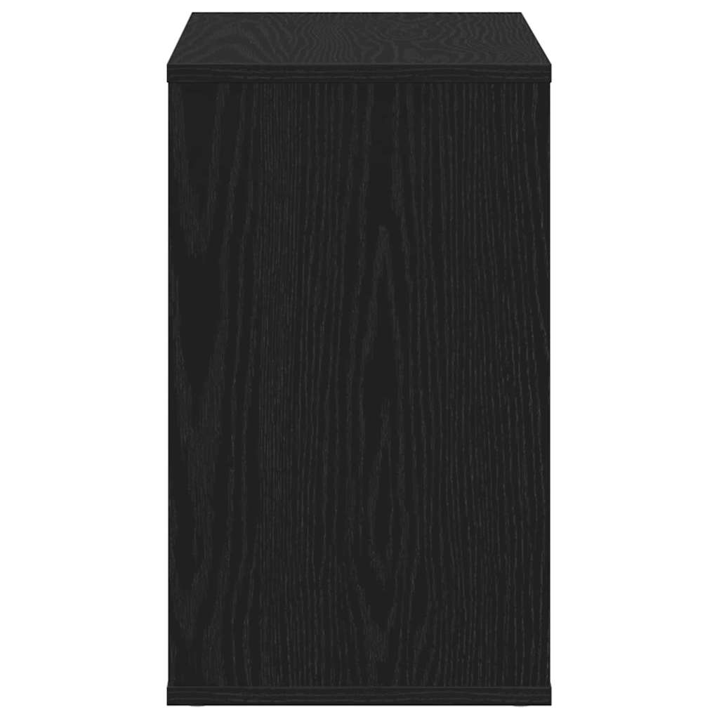 vidaXL Bufet Czarny Dąb 60 x 30 x 50 cm Materiał drewnopochodny
