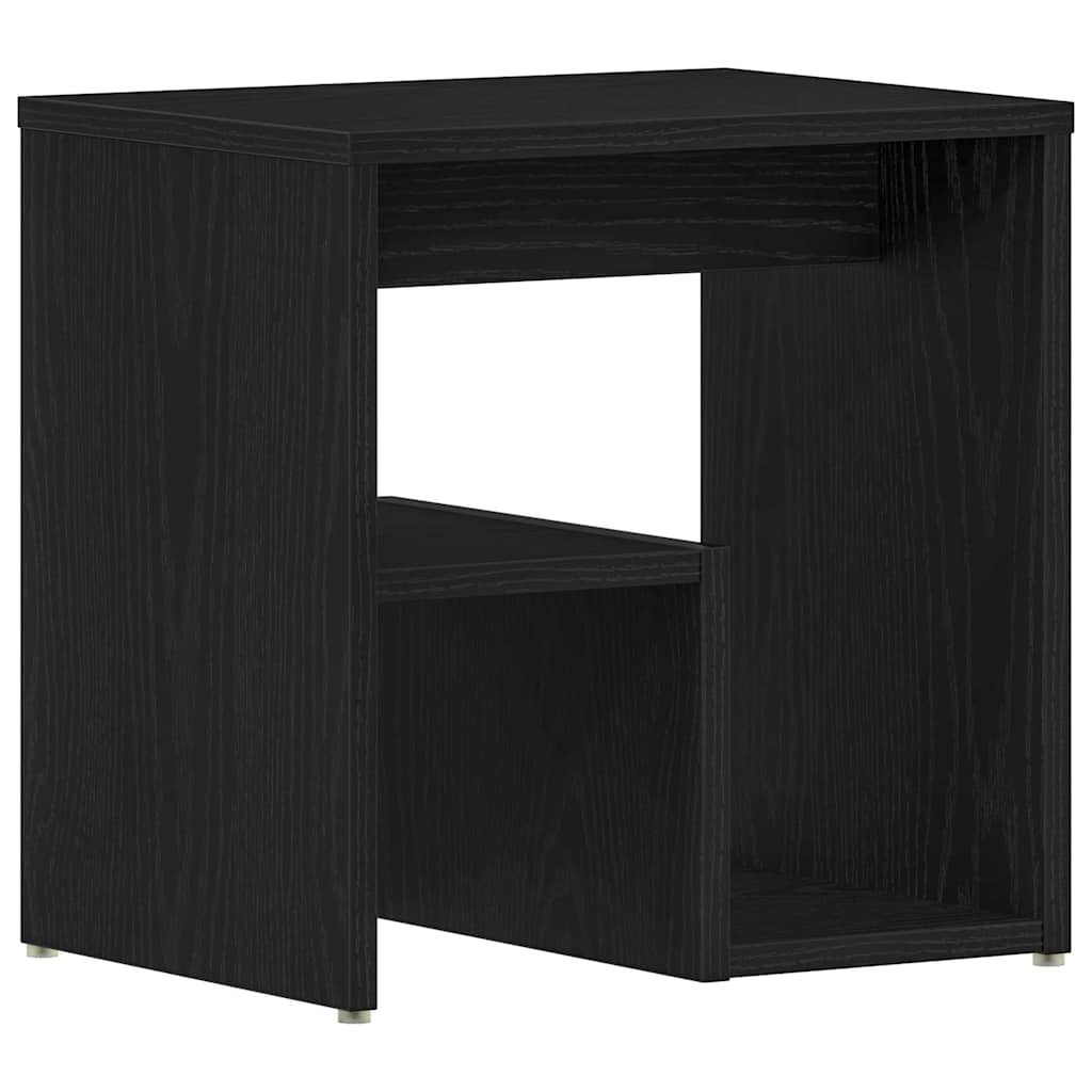 vidaXL Szafka Nocna Czarny Dąb 40 x 30 x 40 cm Materiał drewnopochodny