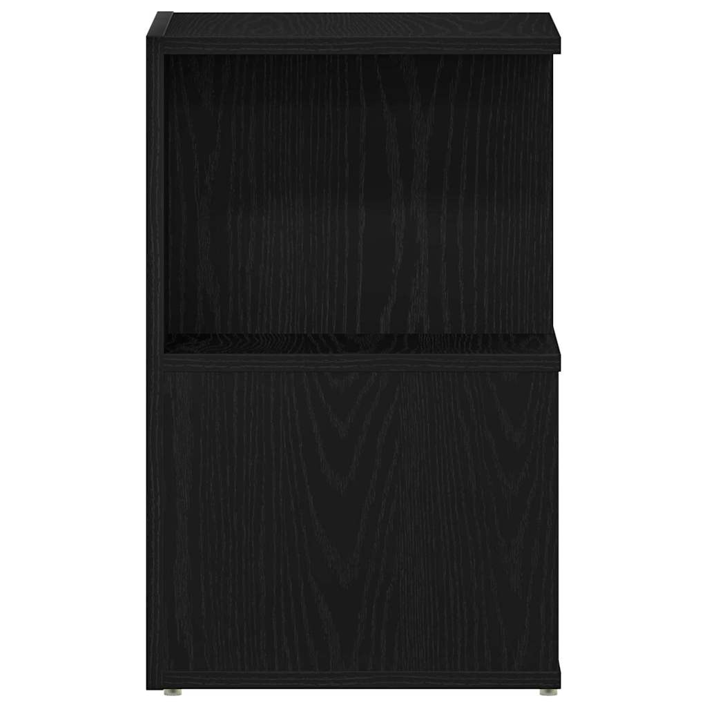vidaXL Szafka Nocna Czarny Dąb 35 x 35 x 55 cm Materiał drewnopochodny
