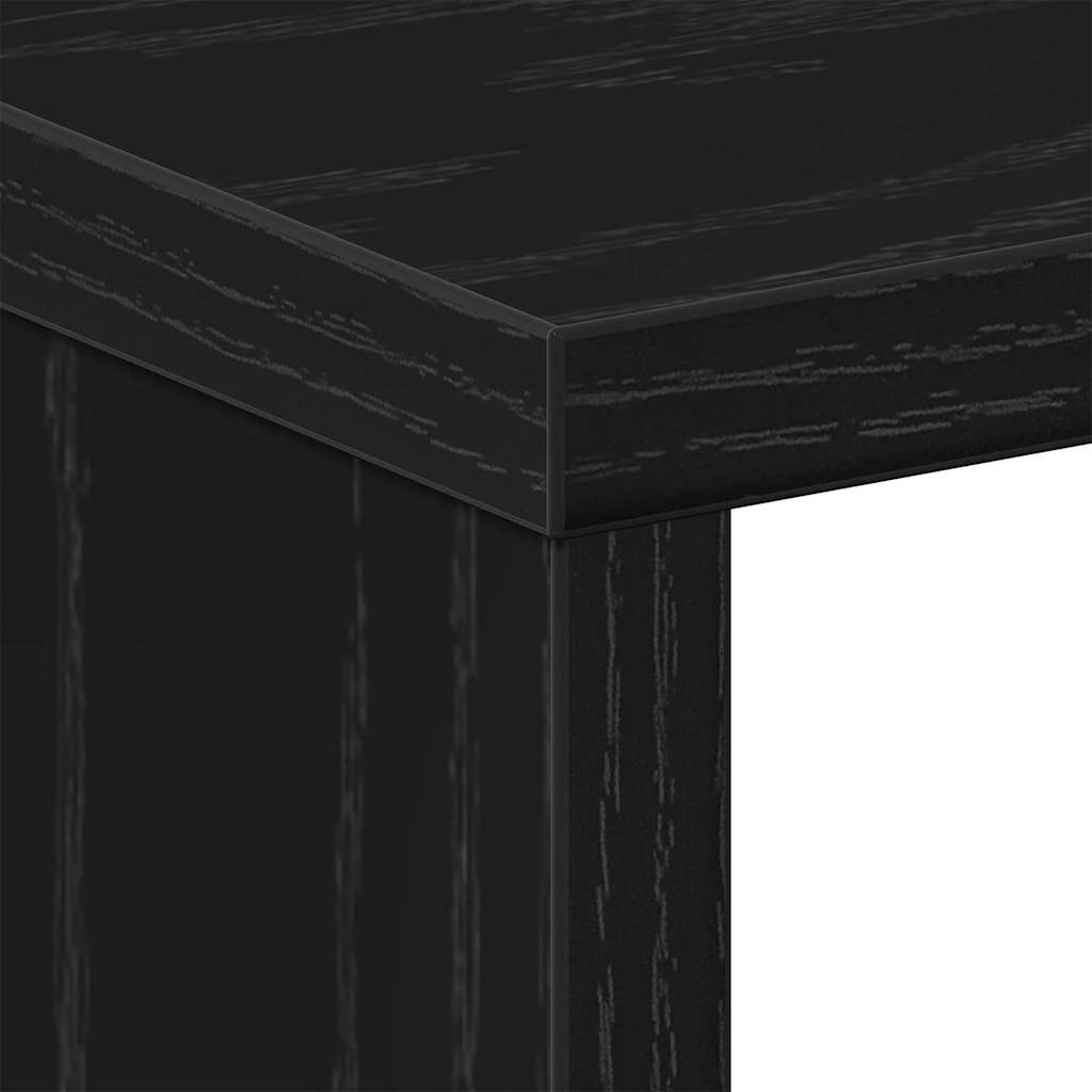 vidaXL Szafka Nocna 2 pcs Czarny Dąb 50 x 30 x 51,5 cm