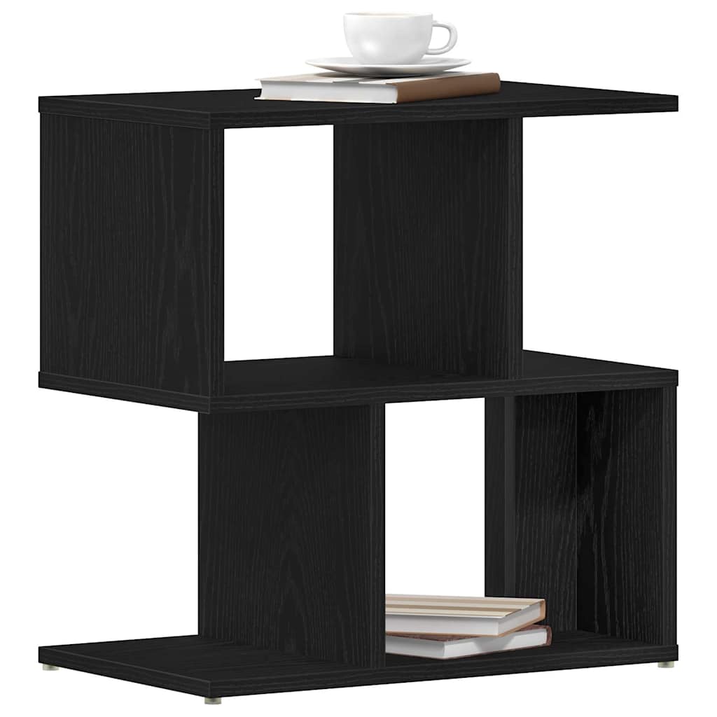 vidaXL Szafka Nocna 2 pcs Czarny Dąb 50 x 30 x 51,5 cm