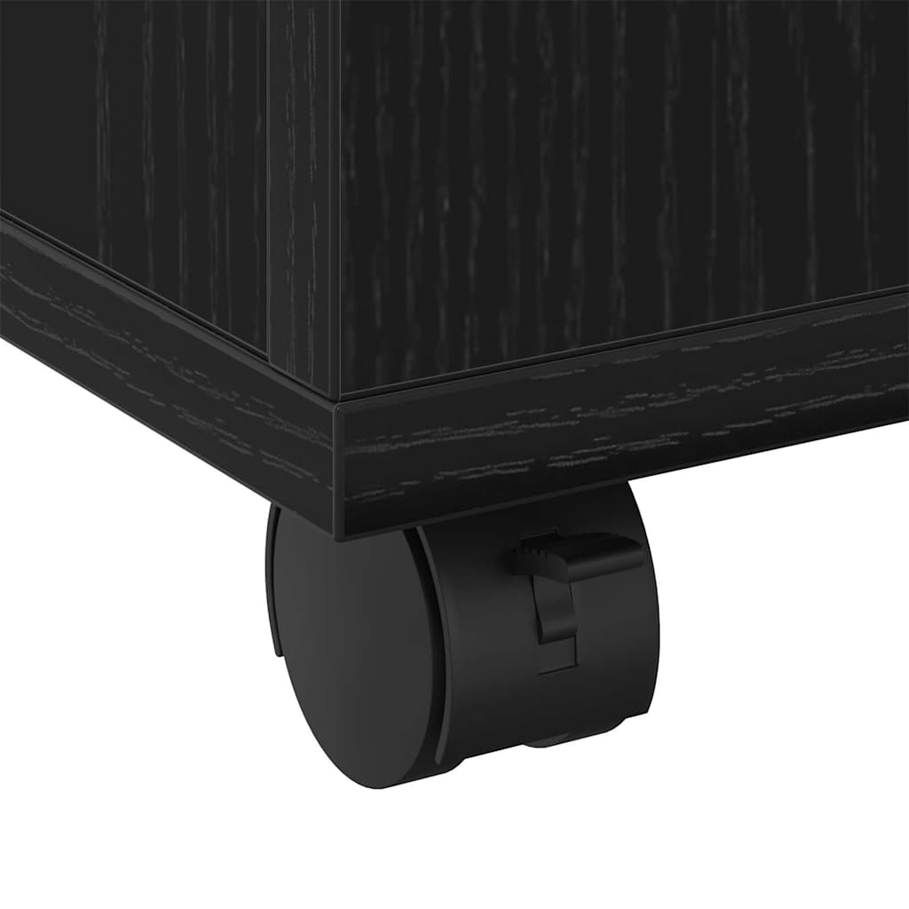 vidaXL Stolik kawowy Czarny Dąb 60 x 60 x 38 cm