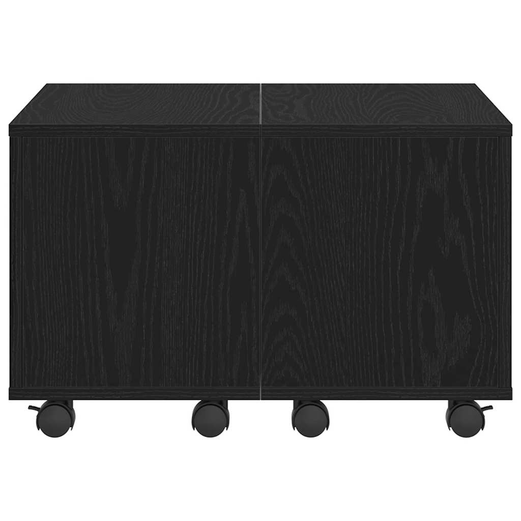 vidaXL Stolik kawowy Czarny Dąb 60 x 60 x 38 cm