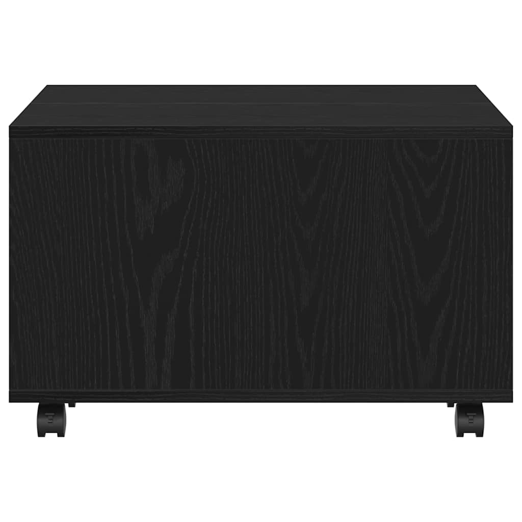 vidaXL Stolik kawowy Czarny Dąb 60 x 60 x 38 cm