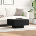vidaXL Stolik kawowy Czarny Dąb 60 x 60 x 31,5 cm