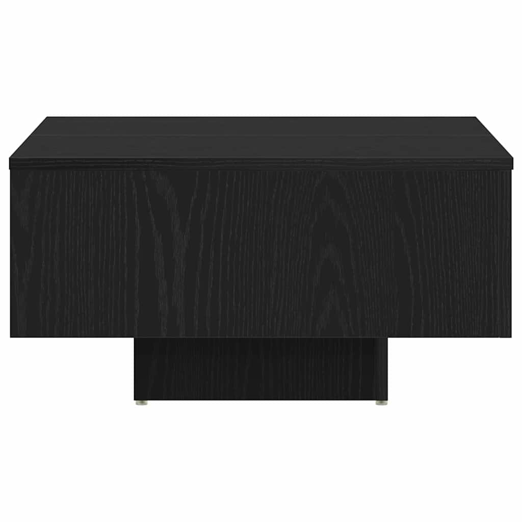 vidaXL Stolik kawowy Czarny Dąb 60 x 60 x 31,5 cm