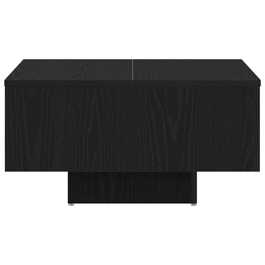 vidaXL Stolik kawowy Czarny Dąb 60 x 60 x 31,5 cm