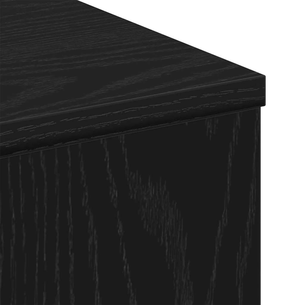 vidaXL Stolik kawowy Czarny Dąb 90 x 67 x 33 cm