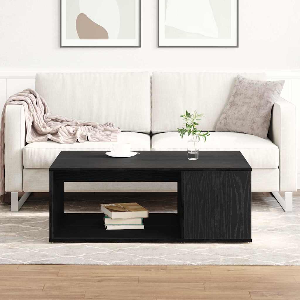 vidaXL Stolik kawowy Czarny Dąb 90 x 67 x 33 cm