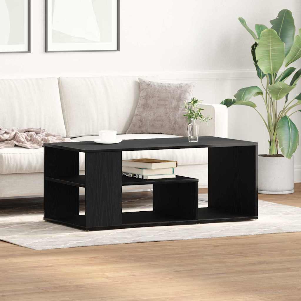 vidaXL Stolik kawowy Czarny Dąb 100 x 50 x 40 cm