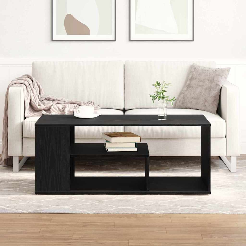 vidaXL Stolik kawowy Czarny Dąb 100 x 50 x 40 cm