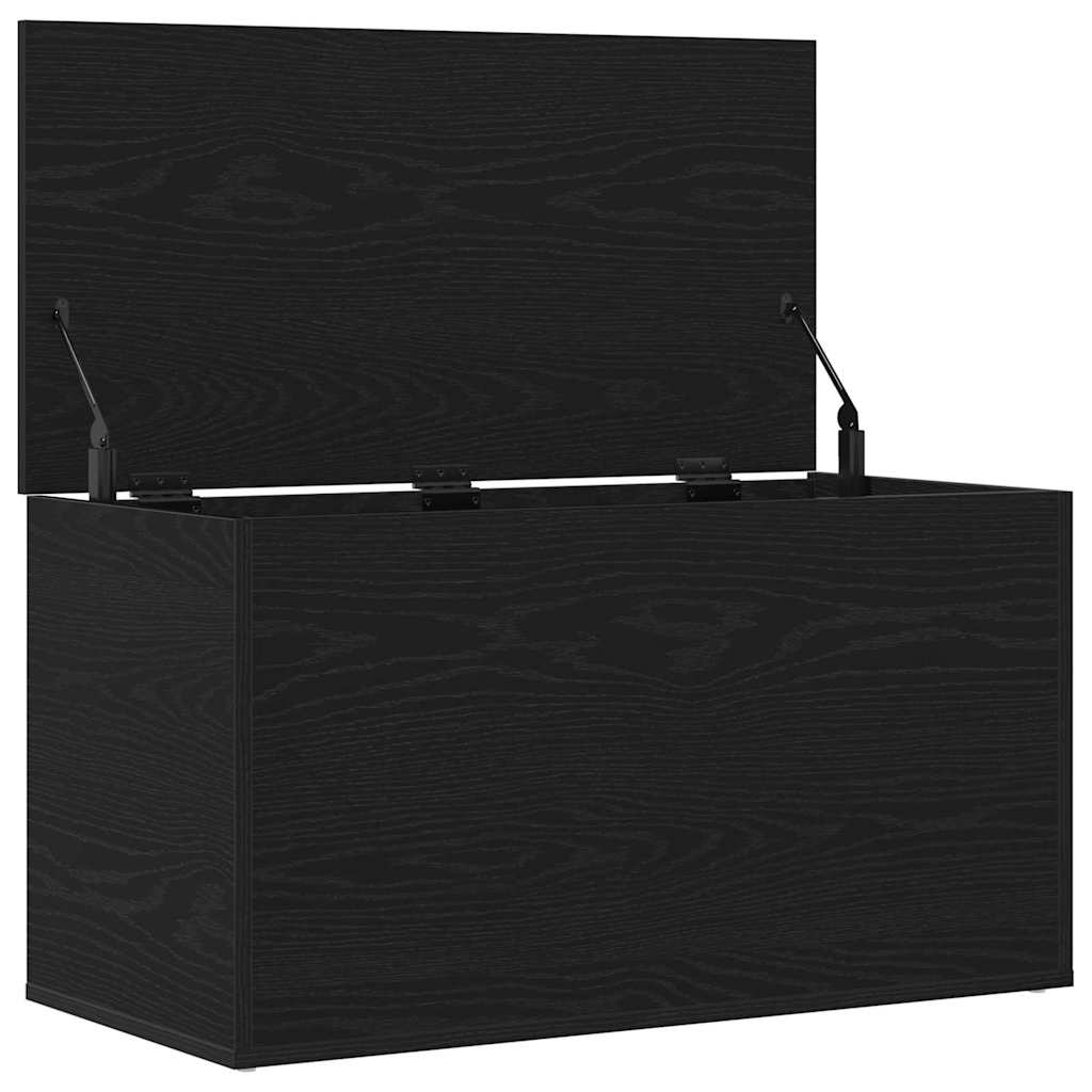 vidaXL Skrzynia do przechowywania Czarny Dąb 84 x 42 x 46 cm
