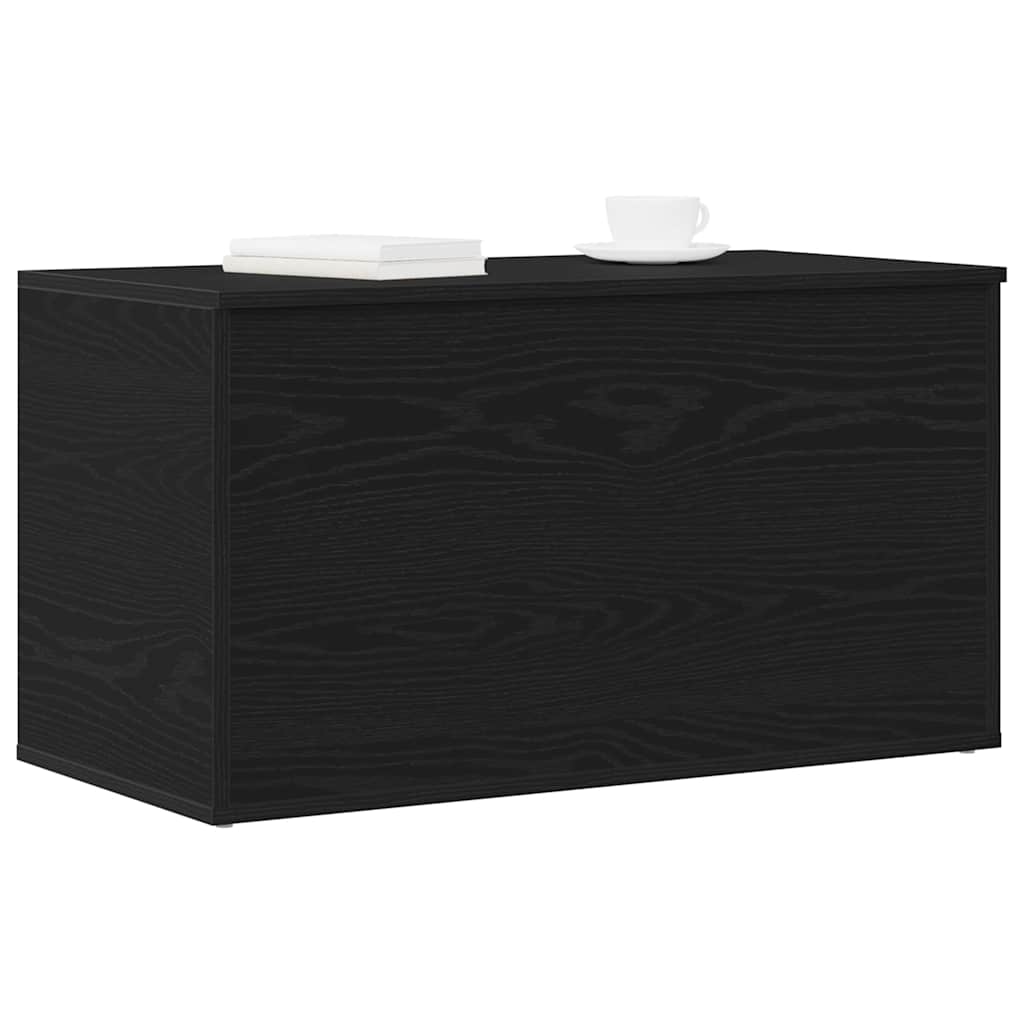 vidaXL Skrzynia do przechowywania Czarny Dąb 84 x 42 x 46 cm
