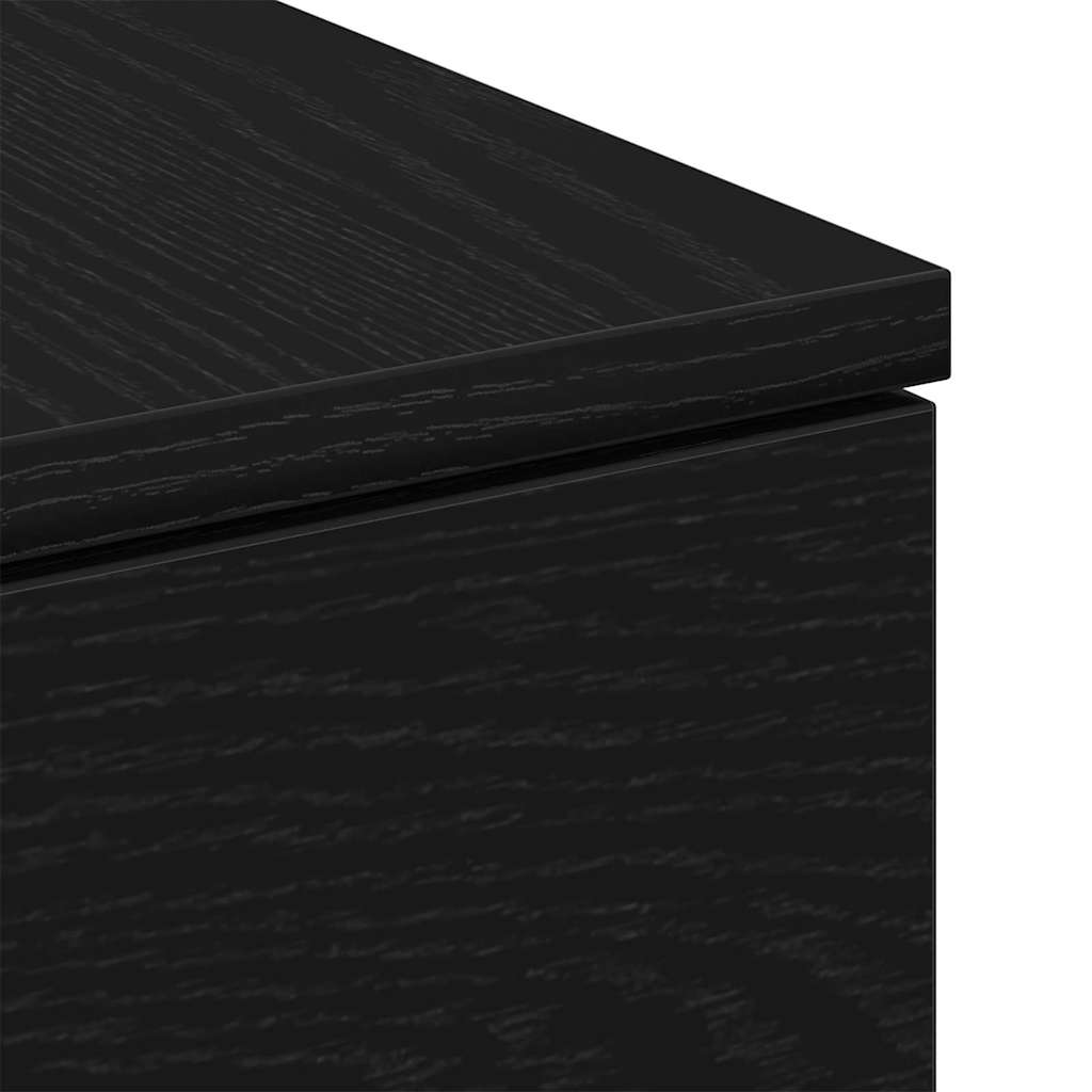 vidaXL Stolik kawowy Czarny Dąb 90 x 60 x 31 cm