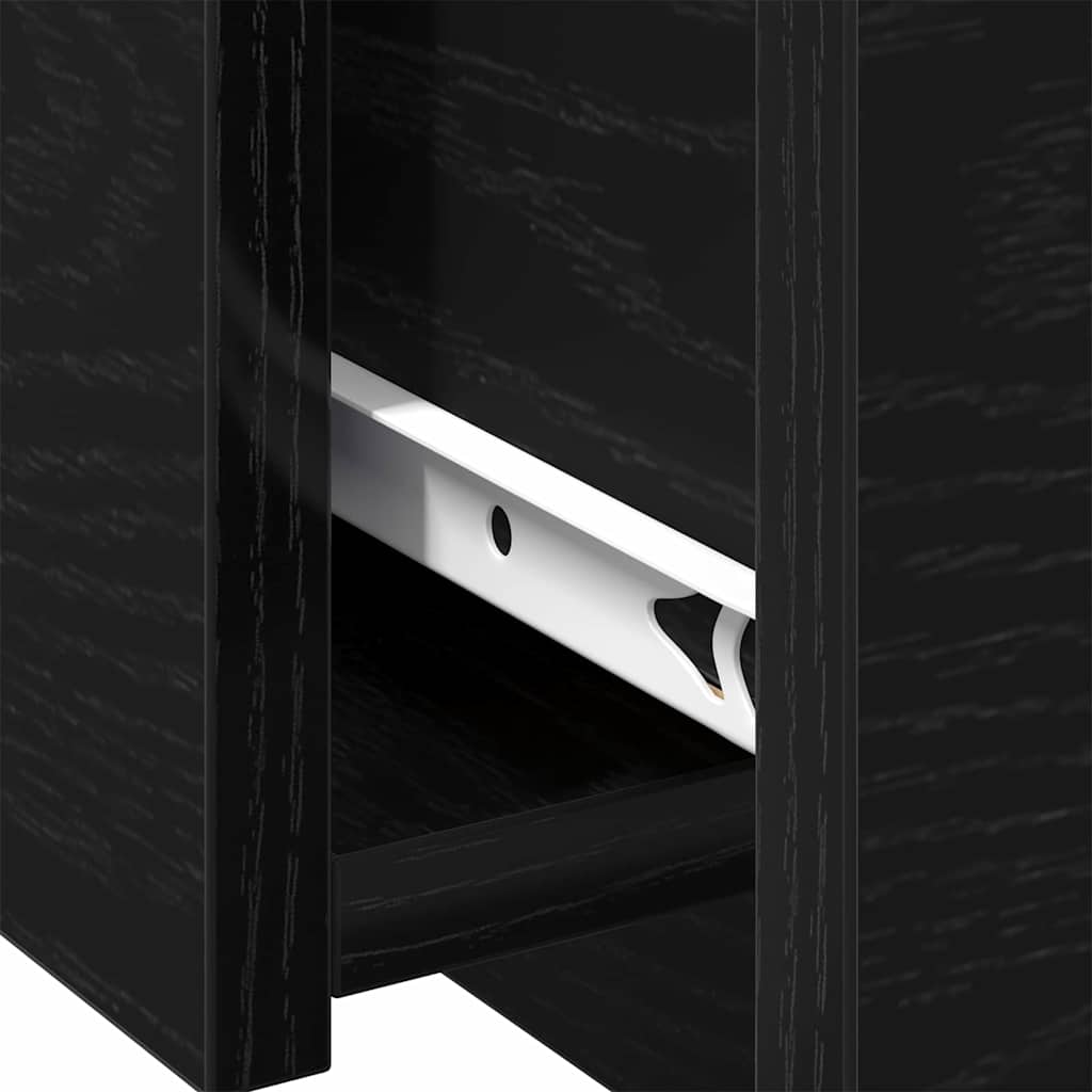 vidaXL Stolik kawowy Czarny Dąb 90 x 60 x 31 cm