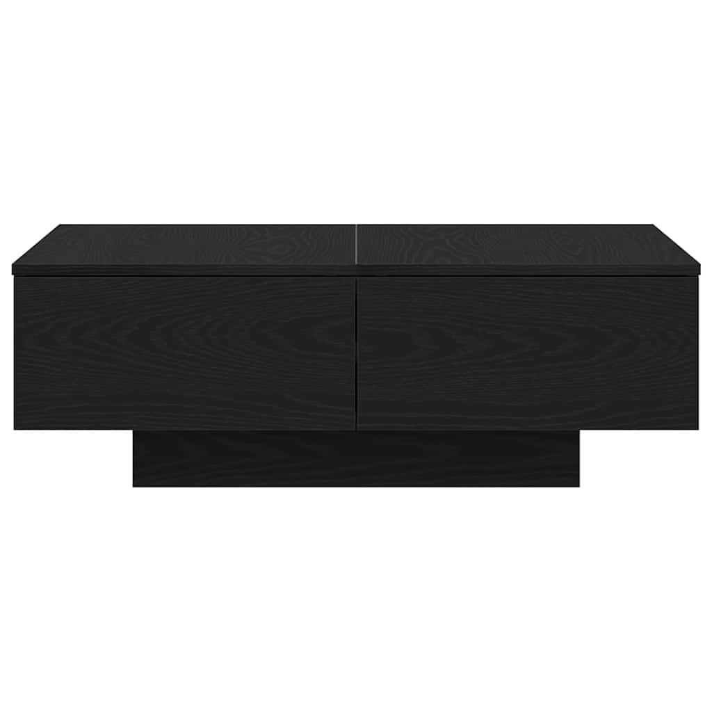 vidaXL Stolik kawowy Czarny Dąb 90 x 60 x 31 cm