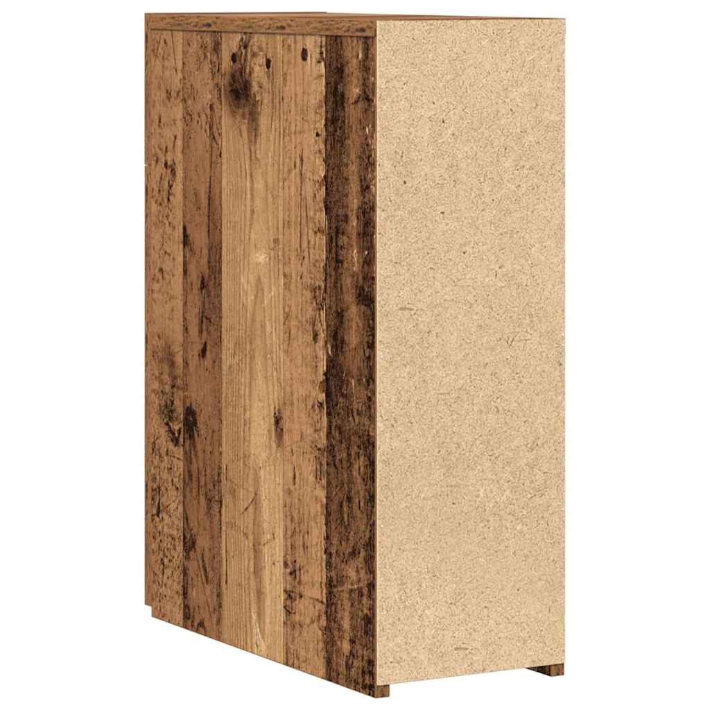 vidaXL Skrzynka Apteczna Stare drewno 20 x 45,5 x 60 cm