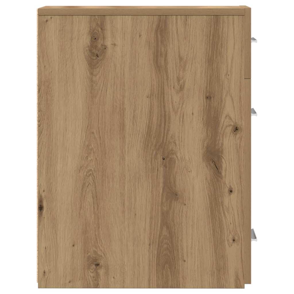 vidaXL Skrzynka Apteczna dąb artisan 20 x 45,5 x 60 cm